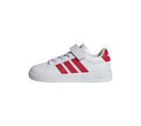 adidas Unisex - Bambini e Ragazzi Grand Court 3.0 Shoes Children, Ftwr White/Pure Ruby/Pure Ruby, 34 EU
