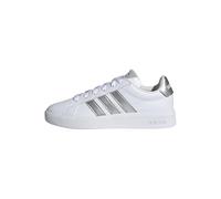 adidas Unisex - Bambini e Ragazzi Grand Court 3.0 Shoes Junior, Ftwr White/Silver Met./Silver Met., 36 EU
