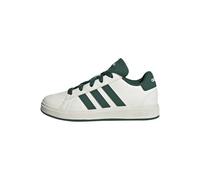 adidas Grand Court Lifestyle Tennis Lace-up Shoes, Scarpe Unisex - Bambini e Ragazzi, Bianco Sporco Collegiate Verde Nucleo Nero, 32 EU