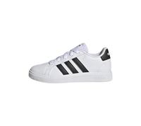 adidas Unisex - Bambini e ragazzi Grand Court Lifestyle Tennis Lace-Up Shoes, Cloud White Core Black Core Black, 36 EU