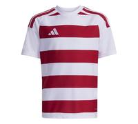 adidas Unisex - Bambini e Ragazzi Hooped26 Jersey Kids Shirt, White/Team Power Red 2, 7-8 Years