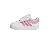 adidas Unisex - Bambini e Ragazzi Hoops 4.0 Shoes, Ftwr White Pink Fusion Grey Two, 27 EU