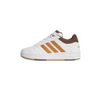 adidas Unisex - Bambini e Ragazzi Hoops Classic J Shoes, Ftwr White/Rustic Orange/preloved Brown, 35 1/2 EU