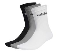 adidas Unisex - Bambini e ragazzi Linear Crew Cushioned Socks 3 Pairs