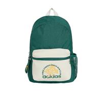 adidas Unisex - Bambini e ragazzi Little Kids Snack Run Graphic Backpack, collegiate green/off white, One Size