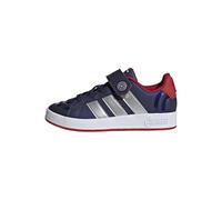 adidas Unisex - Bambini e Ragazzi Marvel Avengers Grand Court Kids Shoes, Dark Blue/Matte Silver/Better Scarlet, 34 EU
