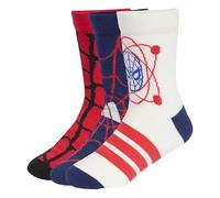 adidas Unisex - Bambini e ragazzi MARVEL KIDS SPIDER-MAN SOCKS, pure ruby/dark blue/off white, 37-40