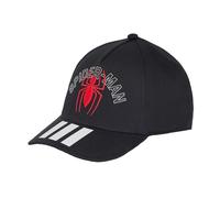 adidas Unisex - Bambini e Ragazzi Marvel Spider Man cap, Black/White/Pure Ruby, M-L