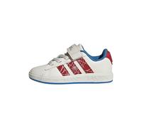 adidas Unisex - Bambini e Ragazzi Marvel Spider-Man Grand Court Shoes Kids, Cloud White/Pure Ruby/Bright Blue, 35 1/2 EU