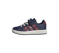 adidas Unisex - Bambini e Ragazzi Marvel Spider-Man Grand Court Shoes Kids, Dark Blue/Active Maroon/off White, 38 2/3 EU