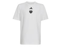 adidas Unisex - Bambini e Ragazzi Marvel Spider-Man Graphics Shirt, White/Black, 5-6 Years