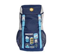 adidas Unisex - Bambini e ragazzi Minecraft Backpack, dark blue/lgh solid grey, One Size