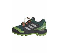 adidas Unisex - Bambini e Ragazzi Minecraft Terrex Gore-Tex Hiking Shoes, Collegiate Green/Matte Silver/Semi Impact Orange, 35 EU