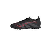 adidas Unisex - Bambini e Ragazzi Predator Club Turf Football Boots Kids, Core Black/Grey Four/Lucid Red, 36 2/3 EU