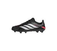 adidas Unisex - Bambini e Ragazzi Predator League Firm Ground Football Boots Kids, Core Black/Ftwr White/Lucid Red, 36 2/3 EU