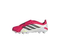 adidas Unisex - Bambini e Ragazzi Predator League Fold-Over Tongue Artificial Ground Football Boots Kids, Lucid Red/Core Black/Ftwr White, 28 EU
