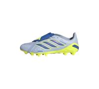adidas Unisex - Bambini e Ragazzi Predator League Fold-Over Tongue Artificial Ground Football Boots Kids, Crystal Sky/Ray Blue/Team Solar Yellow 2, 38 2/3 EU