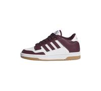 adidas Unisex - Bambini e Ragazzi Rapid Court Low Junior Shoes, Ftwr White/Maroon/GUM4, 38 EU