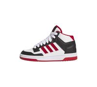 adidas Unisex - Bambini e Ragazzi Rapid Court Mid Junior Shoes, Core Black/Team Power Red 2/Ftwr White, 36 EU