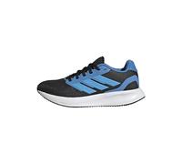 adidas Unisex - Bambini e Ragazzi RUNFALCON 5 Shoes Junior, Core Black/Lucid Aquamarine/Lucid Ray Blue, 37 1/3 EU