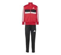 Adidas Seasonal Essentials Tiberio 3 Stripes Tricot Tracksuit Rosso 3-4 Years Bambini