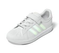 adidas Unisex - Bambini e Ragazzi STREETTALK Shoes Children, Ftwr White/Iridescent/Core White, 30 EU