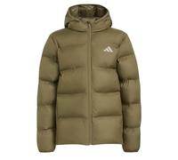 adidas Unisex - Bambini e ragazzi Synthetic Down Coat, olive strata/REFLECTIVE SILVER, 7-8 Years