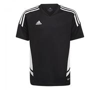 Adidas Unisex - Bambini e Ragazzi T-Shirt, Regular, Rec.Pes, Black/White, 11-12 Anni