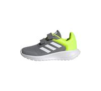 Adidas Unisex - Bambini e Ragazzi Tensaur Run Shoes, Grey/Cloud White/Lucid Lemon, 38 2/3 EU