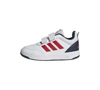 adidas Unisex - Bambini e Ragazzi Tensaur Sport 3.0 Hook And Loop Kids Shoes, Ftwr White/Collegiate Red/Collegiate Navy, 35 1/2 EU