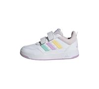 adidas Unisex - Bambini e Ragazzi TENSAUR Sport 3.0 Hook And Loop Shoes Kids, Ftwr White/Bliss Lilac/Clear Pink, 33 1/2 EU