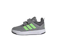 adidas Unisex - Bambini e Ragazzi TENSAUR Sport 3.0 Hook And Loop Shoes Kids, Grey Three/Lime Burst/Grey Five, 35 EU