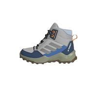 adidas Unisex - Bambini e Ragazzi Terrex Ax4R Mid Hiking Shoes, Grey Two/Reflective Silver/Glow Blue, 31.5 EU
