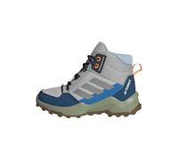 Adidas Unisex - Bambini e Ragazzi Terrex AX4R Mid Hiking Shoes, Grey Two/Reflective Silver/Glow Blue, 38 2/3 EU