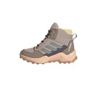 adidas Unisex - Bambini e Ragazzi Terrex AX4R Mid Hiking Shoes, Wonder Taupe/Reflective Silver/Ice Tangerine, 36 2/3 EU