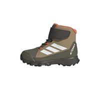 adidas Terrex Snow CF Climawarm Winter Shoes Kids, Scarpe da Trekking Unisex-Bambini, Cardboard/Ftwr White/Semi Impact Orange, 38 2/3 EU