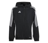adidas Unisex - Bambini e ragazzi Tiro24 Windbreaker Kids Coat, black/white, 9-10 Years