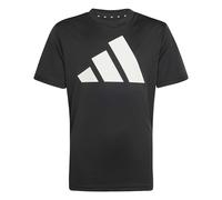 adidas Unisex - Bambini e Ragazzi Train Essentials Big Logo Shirt, Black/White, 9-10 Years