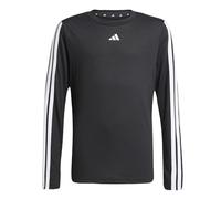 adidas Unisex - Bambini e Ragazzi Train Essentials Longsleeve Shirt, Black/White, 13-14 Years