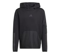 adidas Unisex - Bambini e Ragazzi Utility Pack Fleece Hoodie Junior Sweatshirt, Black/Black, 9-10 Years