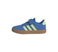 adidas Unisex - Bambini e Ragazzi VL Court 3.0 Hook And Loop Shoes Kids, Bright Royal/Pulse lime/GUM10, 33 1/2 EU