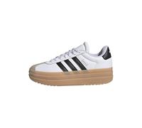 adidas Unisex - Bambini e Ragazzi VL Court Bold Lifestyle Shoe Junior, Cloud White/Core Black/Wonder Beige, 38 EU