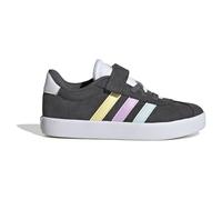 adidas Unisex - Bambini e Ragazzi VL Court Shoes, Grey Six/Halo Mint/Bliss Lilac, 30 EU