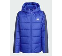 adidas Unisex - Bambini ESSENTIALS 3 STRIPES PADDED JACKET, semi lucid blue/black, 11-12 Years