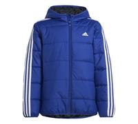adidas Unisex - Bambini ESSENTIALS 3 STRIPES PADDED JACKET, semi lucid blue/white, 15-16 Years