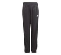 adidas Unisex - Bambini Essentials 3-Stripes Woven Pants, Black/White, 9-10 Years