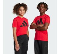 adidas ESSENTIALS T-SHIRT, T-shirt Unisex - Bambini, pure ruby/black,