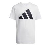 adidas Unisex - Bambini ESSENTIALS BIG LOGO T-SHIRT, White / Black, 7-8 Years