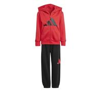 adidas Unisex - Bambini ESSENTIALS BIG LOGO TRACKSUIT, pure ruby/black, 6-7 Years