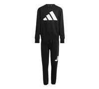 adidas Unisex - Bambini ESSENTIALS FLEECE JOGGER, black/white, 11-12 Years